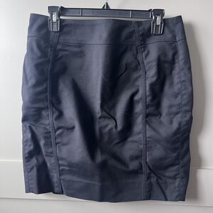 White House Black Market Skirt Womens 8 Black Perfect Form Pencil Lined Office